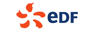 logo edf logo edf couleur orange et bleu