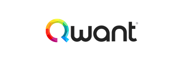 logo qwant logo qwant noir et arc en ciel